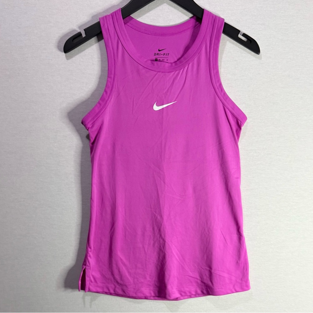 (NEW) NIKE Dri-Fit Pink Tank with Keyhole Back Detail